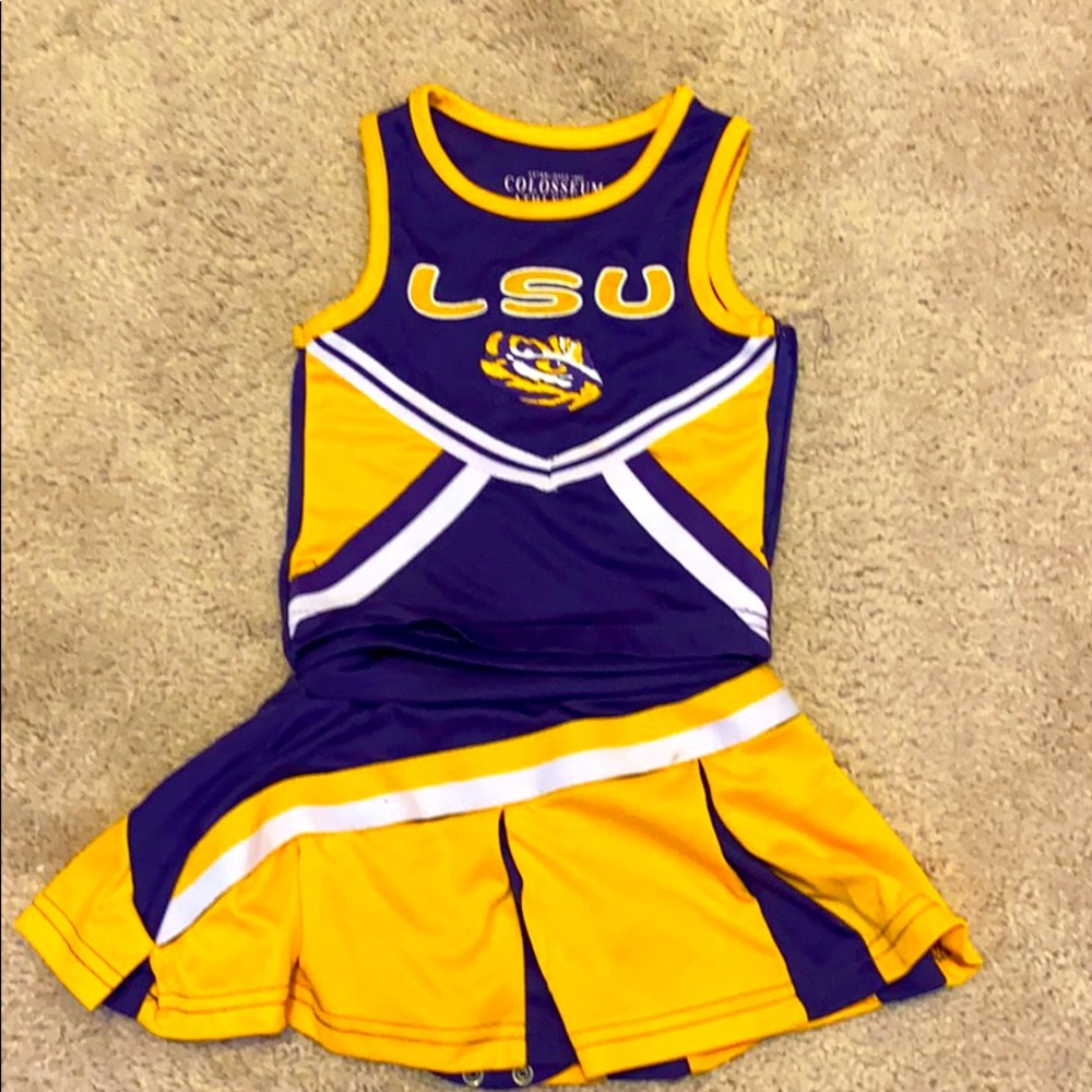 LSU cheerleader outfit size 2T